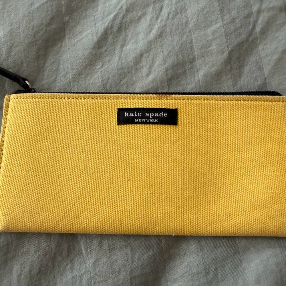 Kate Spade Mustard Yellow wallet/billfold